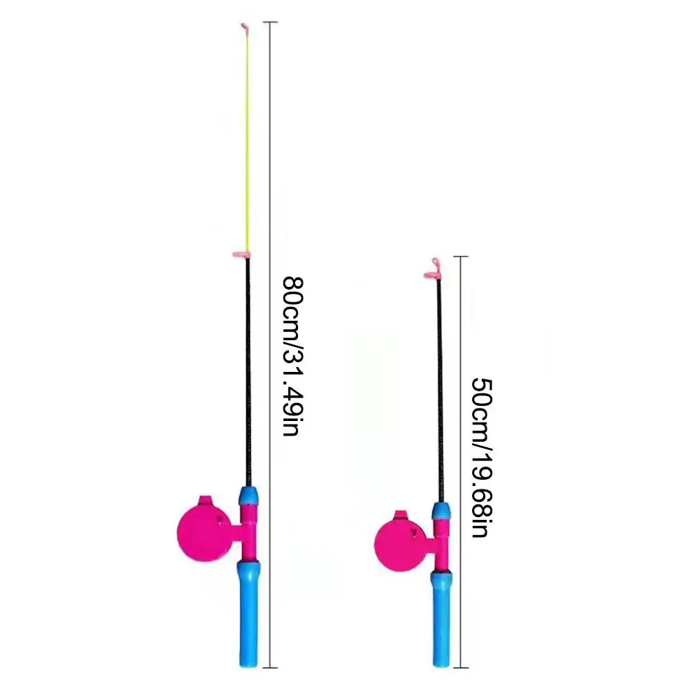 Children Kite Toy Cartoon Eagle Foldable Mini Plastic Toys Kite Hand Brake Fishing Rod Butterflies For Kids Outdoor Toy For Fun