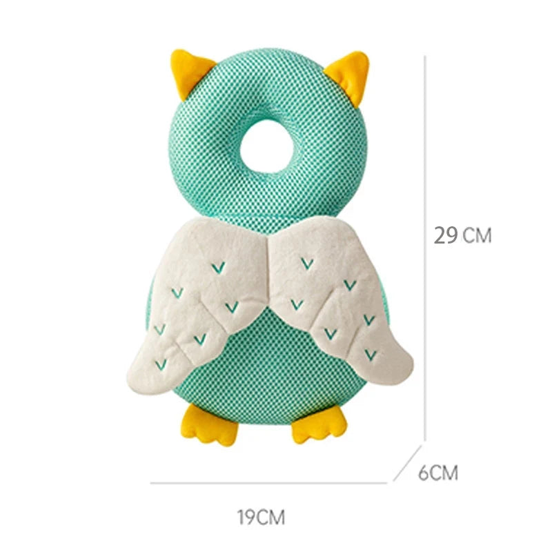 Baby Head Protector Backpack Pillow For Kids 1-3Y Toddler Children Soft PP Cotton Protect The Back Of The Brain Security Pillows