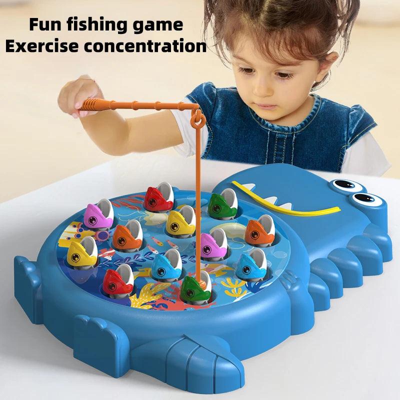 Baby magnetic fishing toys, educational toys, children's first birthday gifts, boys' and girls' intelligence development parent-