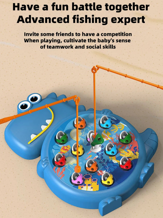 Baby magnetic fishing toys, educational toys, children's first birthday gifts, boys' and girls' intelligence development parent-